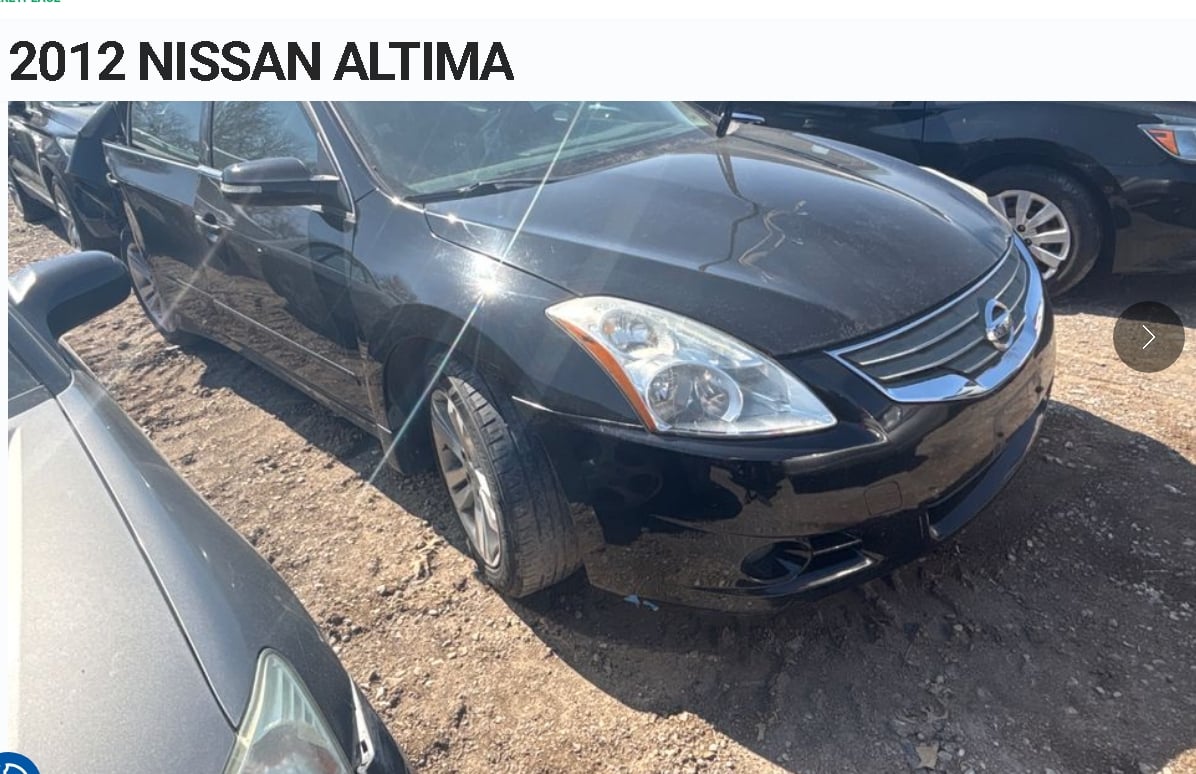 2012 NISSAN ALTIMA